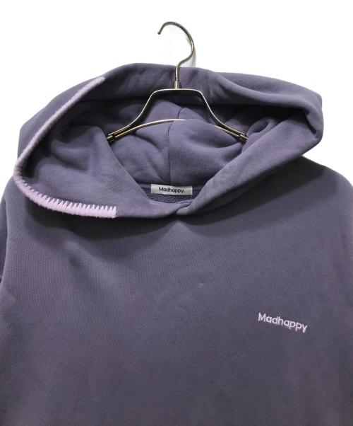 madhappy（マッドハッピー）madhappy (マッドハッピー) Classics Fleece Hoodie パープル サイズ:Mの古着・服飾アイテム