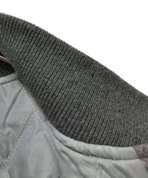 KOWGA（コウガ）KOWGA (コウガ) UNION (ユニオン) VARSITY JACKET グレー サイズ:Lの古着・服飾アイテム