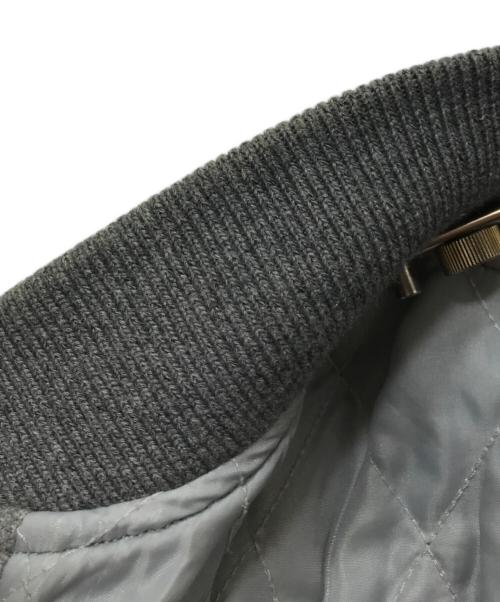 KOWGA（コウガ）KOWGA (コウガ) UNION (ユニオン) VARSITY JACKET グレー サイズ:Lの古着・服飾アイテム