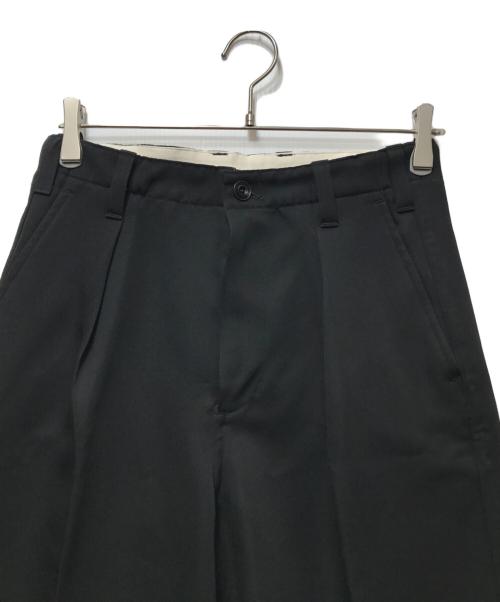 SATOU（サトウ）satou (サトウ) ポリエステルスラックス PT23002 ブラック サイズ:Mの古着・服飾アイテム