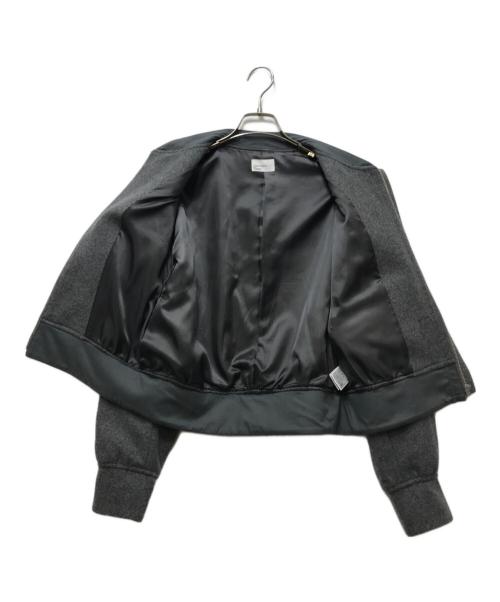 apartment Three（アパートメントスリー）Apartment Three (アパートメントスリー) Cropped WoolBomberJacket （クロップドウールボンバージャケット）ATSTR1023001 グレー サイズ:1の古着・服飾アイテム
