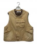 SandWaterrサンドウォーター）の古着「ORGANIZED WORK PUFF VEST」｜ブラウン