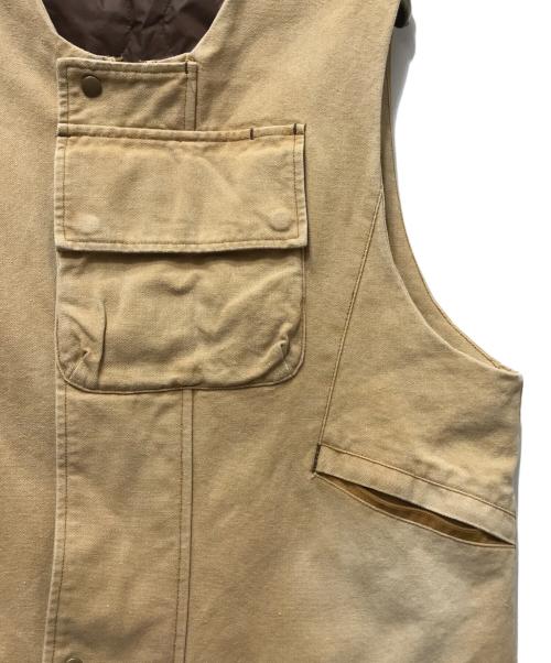 SandWaterr（サンドウォーター）SANDWATERR (サンドウォーター) ORGANIZED WORK PUFF VEST ブラウン サイズ:2の古着・服飾アイテム