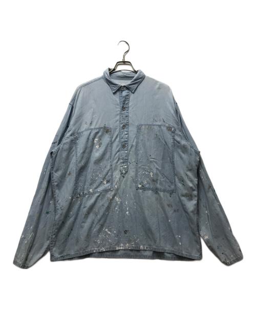 BOWWOW（バウワウ）BOWWOW (バウワウ) US ARMY PULLOVER CHAMBRAY インディゴ サイズ:Mの古着・服飾アイテム