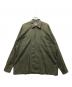 COMOLI（コモリ）の古着「OD オープンカラーシャツ　17AW　L03-02005」｜カーキ