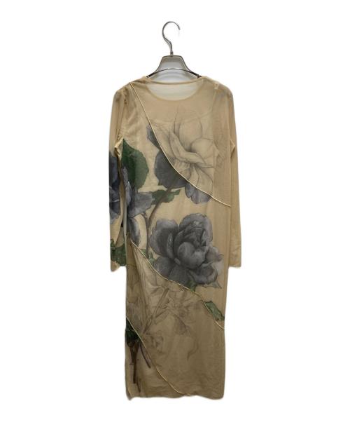 Ameri（アメリ）AMERI (アメリ) UND SKETCH FLOWER SKIN DRESS 02320570710 イエロー サイズ:Sの古着・服飾アイテム