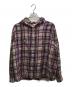 Supreme（シュプリーム）の古着「24SS Printed Hooded Flannel Shirt（プリンテッドフーデッドフランネルシャツ）」｜パープル