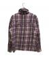 Supreme (シュプリーム) 24SS Printed Hooded Flannel Shirt（プリンテッドフーデッドフランネルシャツ） パープル サイズ:S：15000円