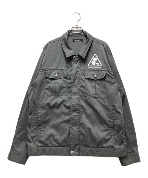 CUNE（キューン）CUNE (キューン) ワークジャケット グレー サイズ:3の古着・服飾アイテム