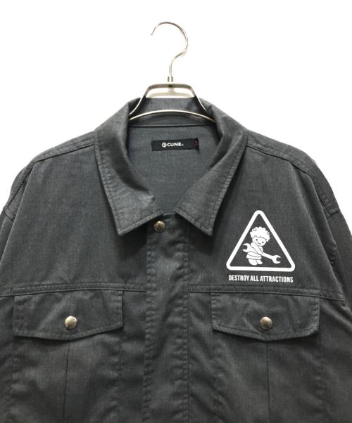 CUNE（キューン）CUNE (キューン) ワークジャケット グレー サイズ:3の古着・服飾アイテム