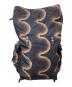 中古・古着 DRIES VAN NOTEN (ドリスヴァンノッテン) Verner Panton (ベルナーパントン) ウェーブ柄バックパック ネイビー×ブラウン：30000円