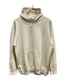 NIKE（ナイキ）の古着「00’s センタースウォッシュ プルオーバーフーディ」｜ベージュ