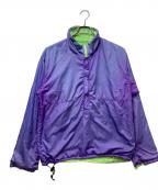Patagoniaパタゴニア）の古着「LIGHTWAIGHT Half Zip Reversible Nylon Jacket」｜パープル