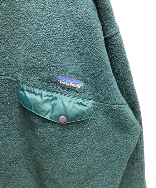 Patagonia（パタゴニア）Patagonia (パタゴニア) 90’s シンチラスナップT  98年製 グリーン サイズ:XLの古着・服飾アイテム