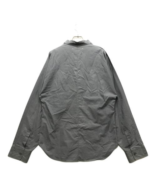 Maison Margiela（メゾンマルジェラ）Maison Margiela (メゾンマルジェラ) コットンポプリンシャツ グレー サイズ:39の古着・服飾アイテム