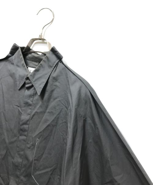 Maison Margiela（メゾンマルジェラ）Maison Margiela (メゾンマルジェラ) コットンポプリンシャツ グレー サイズ:39の古着・服飾アイテム