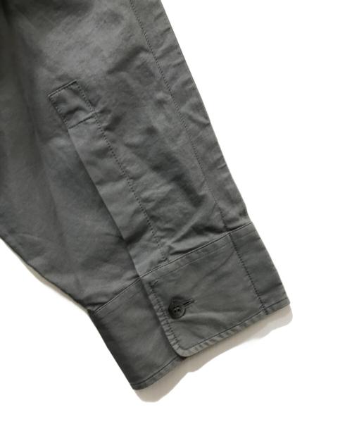 Maison Margiela（メゾンマルジェラ）Maison Margiela (メゾンマルジェラ) コットンポプリンシャツ グレー サイズ:39の古着・服飾アイテム
