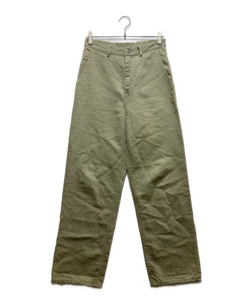 MARKAWARE（マーカウェア）MARKAWARE (マーカウェア) CARPENTER TROUSERS HEMPxORGANIC COTTON DRILL グリーン サイズ:2の古着・服飾アイテム