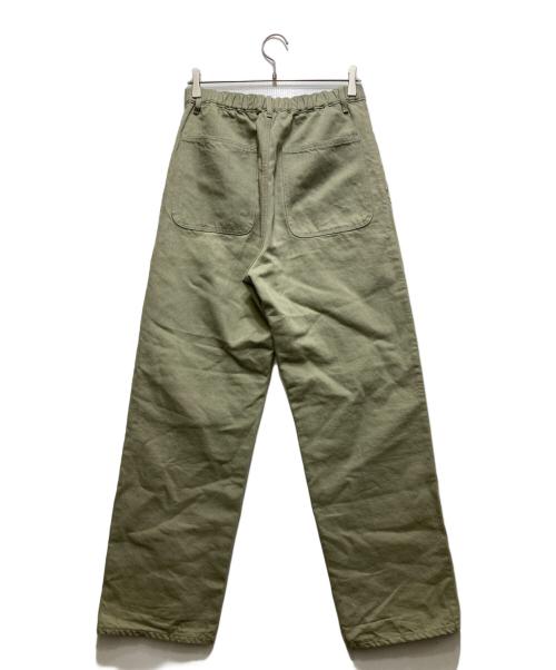 MARKAWARE（マーカウェア）MARKAWARE (マーカウェア) CARPENTER TROUSERS HEMPxORGANIC COTTON DRILL グリーン サイズ:2の古着・服飾アイテム