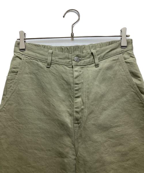 MARKAWARE（マーカウェア）MARKAWARE (マーカウェア) CARPENTER TROUSERS HEMPxORGANIC COTTON DRILL グリーン サイズ:2の古着・服飾アイテム