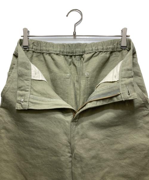 MARKAWARE（マーカウェア）MARKAWARE (マーカウェア) CARPENTER TROUSERS HEMPxORGANIC COTTON DRILL グリーン サイズ:2の古着・服飾アイテム