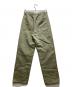MARKAWARE (マーカウェア) CARPENTER TROUSERS HEMPxORGANIC COTTON DRILL グリーン サイズ:2：10000円