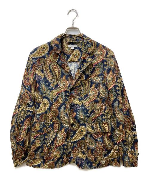 Engineered Garments（エンジニアド ガーメンツ）Engineered Garments (エンジニアド ガーメンツ) ペイズリー柄ジャケット　USA製 ネイビー サイズ:Sの古着・服飾アイテム