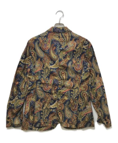 Engineered Garments（エンジニアド ガーメンツ）Engineered Garments (エンジニアド ガーメンツ) ペイズリー柄ジャケット　USA製 ネイビー サイズ:Sの古着・服飾アイテム