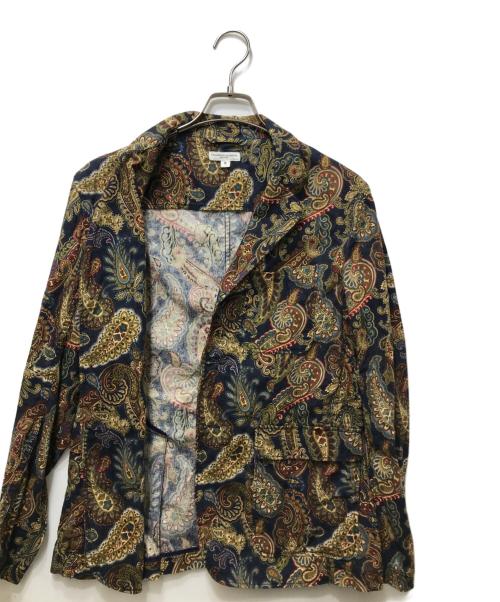Engineered Garments（エンジニアド ガーメンツ）Engineered Garments (エンジニアド ガーメンツ) ペイズリー柄ジャケット　USA製 ネイビー サイズ:Sの古着・服飾アイテム