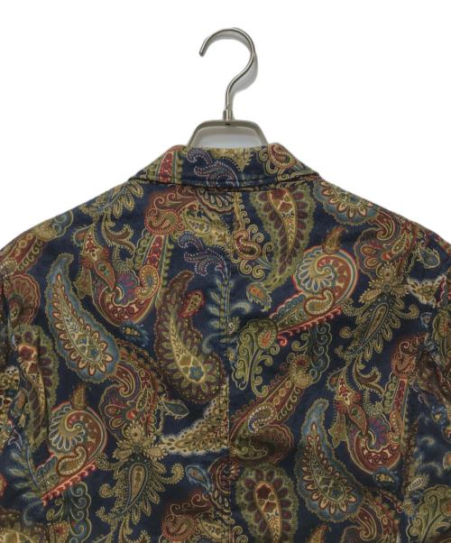 Engineered Garments（エンジニアド ガーメンツ）Engineered Garments (エンジニアド ガーメンツ) ペイズリー柄ジャケット　USA製 ネイビー サイズ:Sの古着・服飾アイテム