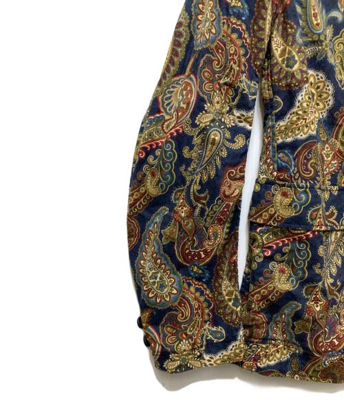Engineered Garments（エンジニアド ガーメンツ）Engineered Garments (エンジニアド ガーメンツ) ペイズリー柄ジャケット　USA製 ネイビー サイズ:Sの古着・服飾アイテム