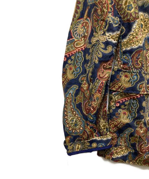 Engineered Garments（エンジニアド ガーメンツ）Engineered Garments (エンジニアド ガーメンツ) ペイズリー柄ジャケット　USA製 ネイビー サイズ:Sの古着・服飾アイテム