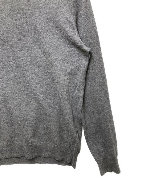 Maison Margiela（メゾンマルジェラ）Maison Margiela (メゾンマルジェラ) エルボーパッチ クルーネックニット　15AW / Martin Margiela 14 チャコールグレー サイズ:Sの古着・服飾アイテム
