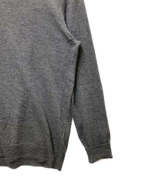 Maison Margiela（メゾンマルジェラ）Maison Margiela (メゾンマルジェラ) エルボーパッチ クルーネックニット　15AW / Martin Margiela 14 チャコールグレー サイズ:Sの古着・服飾アイテム