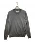 Maison Margiela（メゾンマルジェラ）の古着「エルボーパッチ クルーネックニット　15AW / Martin Margiela 14」｜チャコールグレー