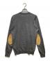 Maison Margiela (メゾンマルジェラ) エルボーパッチ クルーネックニット　15AW / Martin Margiela 14 チャコールグレー サイズ:S：23000円