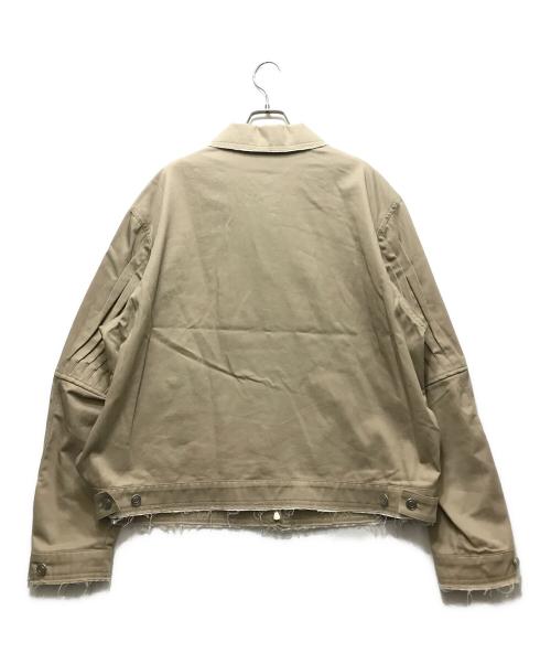 coor（クアー）coor (クアー) ツイストループ ローカット ジャケット　 韓国ブランド ベージュ サイズ:Mの古着・服飾アイテム