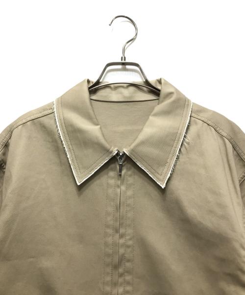 coor（クアー）coor (クアー) ツイストループ ローカット ジャケット　 韓国ブランド ベージュ サイズ:Mの古着・服飾アイテム