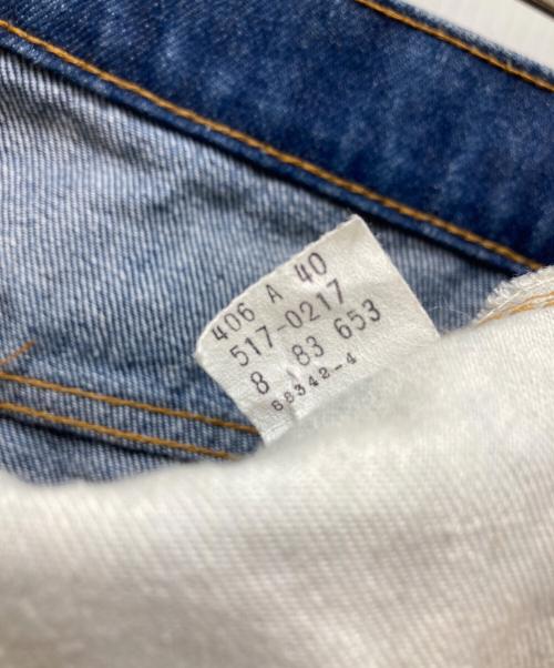 LEVI'S（リーバイス）LEVI'S (リーバイス) 80s Levis 517 Bootcut Denim Pants　USA製 / ボタン裏653 / 83年製 / ウエスト79㎝ 股下76.5㎝  インディゴ サイズ: W33×L31の古着・服飾アイテム