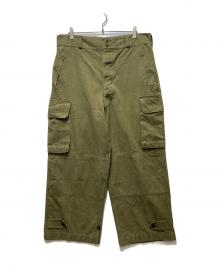French Army（フランス軍）の古着「～50’s M-47 ミリタリーカーゴパンツ 前期型 / コットンツイル」｜オリーブ