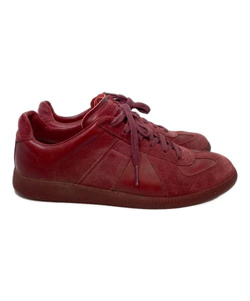 Maison Margiela（メゾンマルジェラ）Maison Margiela (メゾンマルジェラ) REPLICA ジャーマントレーナー　(レプリカジャーマントレーナー)　イタリア製　 レッド サイズ:40の古着・服飾アイテム