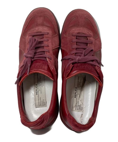 Maison Margiela（メゾンマルジェラ）Maison Margiela (メゾンマルジェラ) REPLICA ジャーマントレーナー　(レプリカジャーマントレーナー)　イタリア製　 レッド サイズ:40の古着・服飾アイテム