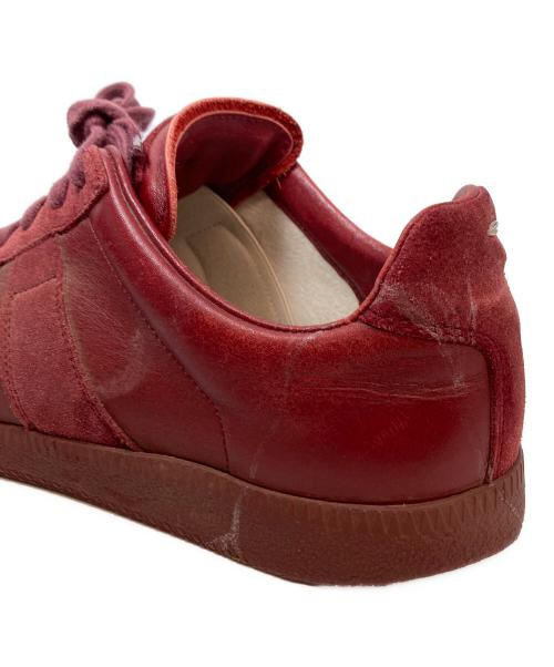 Maison Margiela（メゾンマルジェラ）Maison Margiela (メゾンマルジェラ) REPLICA ジャーマントレーナー　(レプリカジャーマントレーナー)　イタリア製　 レッド サイズ:40の古着・服飾アイテム