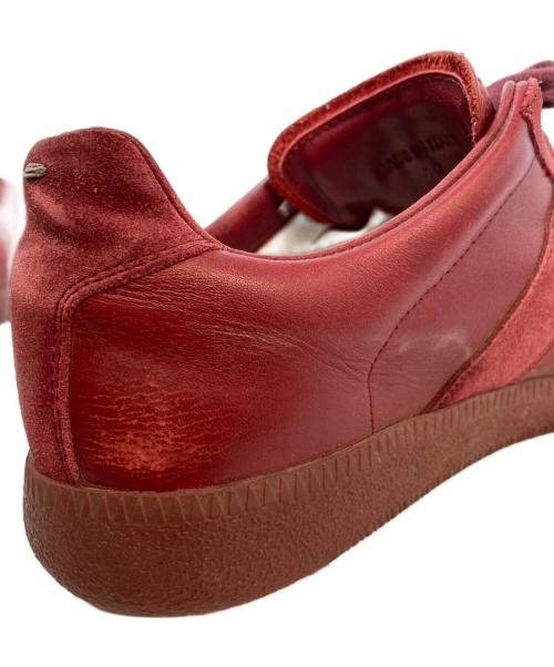 Maison Margiela（メゾンマルジェラ）Maison Margiela (メゾンマルジェラ) REPLICA ジャーマントレーナー　(レプリカジャーマントレーナー)　イタリア製　 レッド サイズ:40の古着・服飾アイテム
