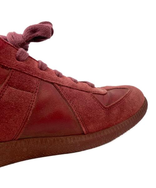 Maison Margiela（メゾンマルジェラ）Maison Margiela (メゾンマルジェラ) REPLICA ジャーマントレーナー　(レプリカジャーマントレーナー)　イタリア製　 レッド サイズ:40の古着・服飾アイテム