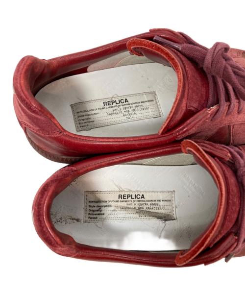 Maison Margiela（メゾンマルジェラ）Maison Margiela (メゾンマルジェラ) REPLICA ジャーマントレーナー　(レプリカジャーマントレーナー)　イタリア製　 レッド サイズ:40の古着・服飾アイテム