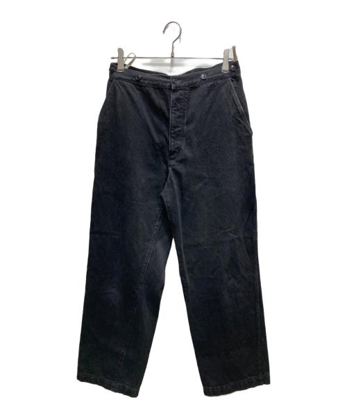 COMOLI（コモリ）COMOLI (コモリ) デニムオーバーパンツ P01-03003 ブラック サイズ:1の古着・服飾アイテム