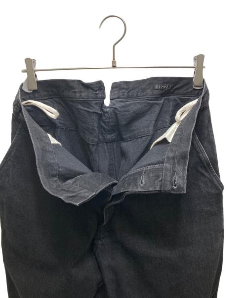 COMOLI（コモリ）COMOLI (コモリ) デニムオーバーパンツ P01-03003 ブラック サイズ:1の古着・服飾アイテム