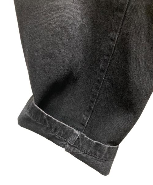 COMOLI（コモリ）COMOLI (コモリ) デニムオーバーパンツ P01-03003 ブラック サイズ:1の古着・服飾アイテム