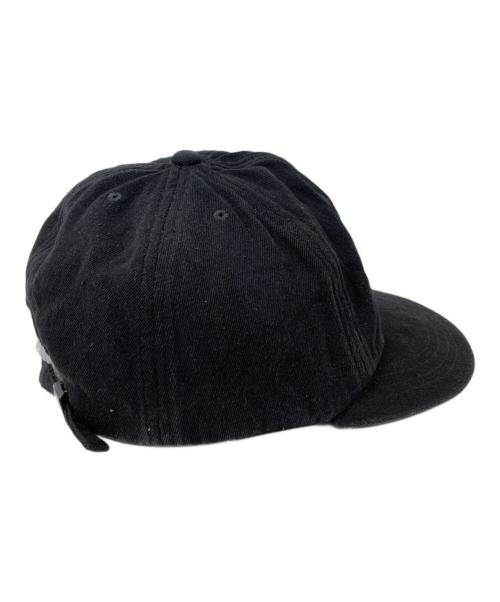 COMOLI（コモリ）COMOLI (コモリ) シルクネップキャップ ブラックの古着・服飾アイテム